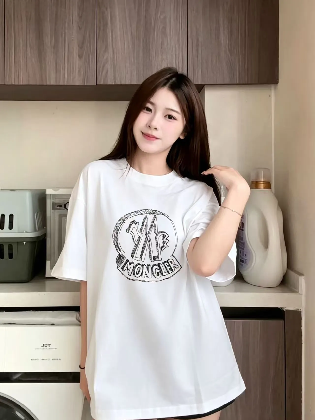 P80💰《Moncler~ 》 2026New Arrival Quality T ， , Versatile Quality ！ ‼ 32 250G ‼ ， ， ， ， T 🤪 Sizes：S-M-L-XL-2XL ：Black，White， Same Style